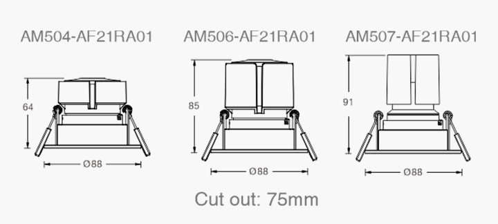 AVA - Residential MR16 Modular Downlight 5-15W