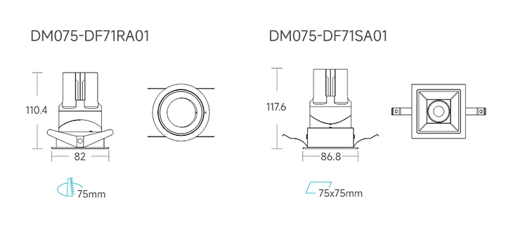 DELLA Downlight 10W-15W