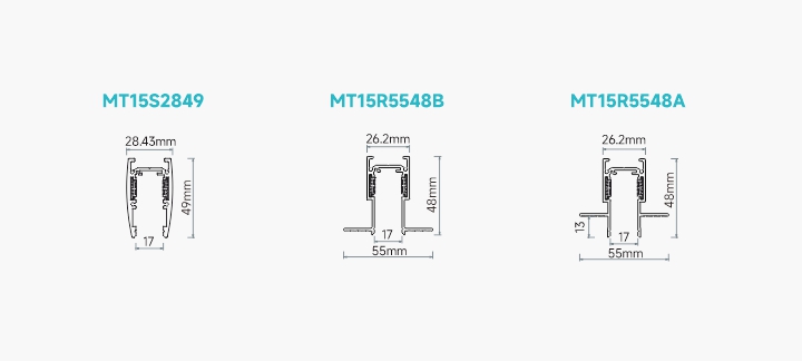 15mm-Magnetic Track